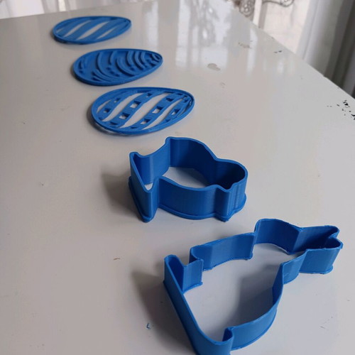 3D Print Easter Cookie Cutters, New
