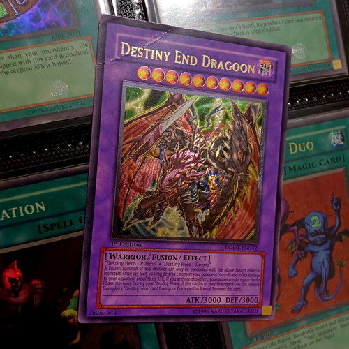 Destiny End Dragoon LODT Ultimate Rare 1st Edition Yu-Gi-Oh! card