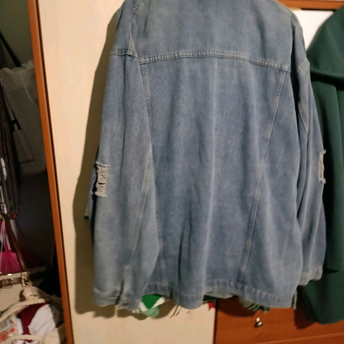 Denim jacket like new, size 4XL, blue