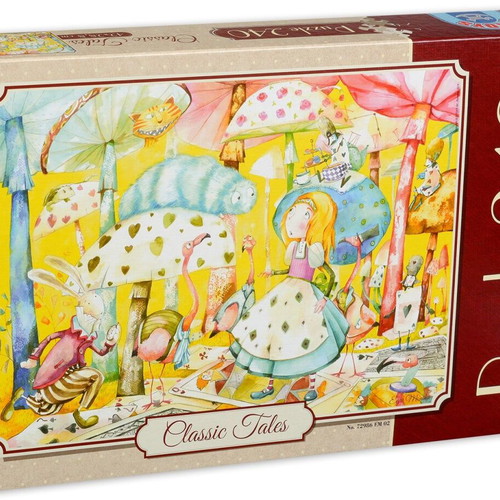 Children's puzzle Alice in Wonderland like new, 240 pieces