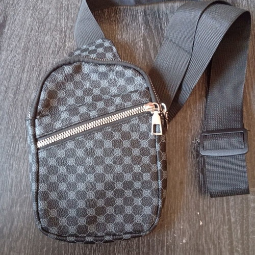Crossbody bag for boys, grey