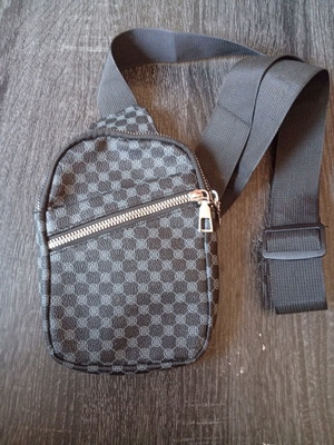 Crossbody bag for boys, grey