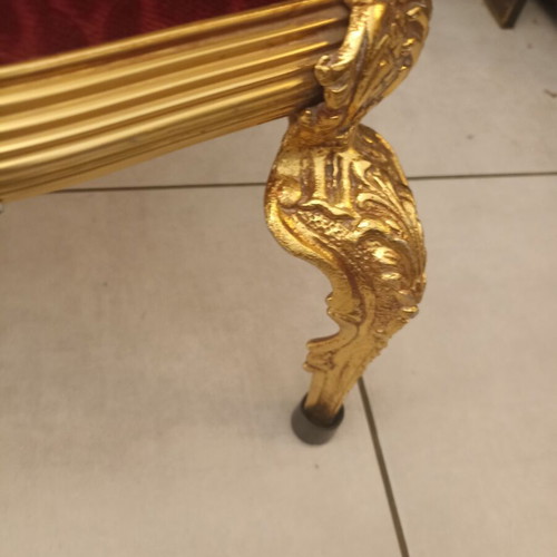 Baroque bronze chair, antique
