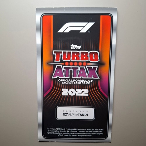 Pierre Gasly Topps F1 Turbo Attax 2022 Giant Card mint