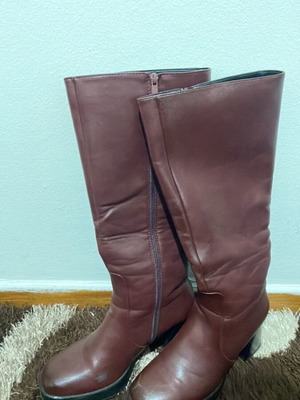Issue Fashion boots used, size 40, bordeaux