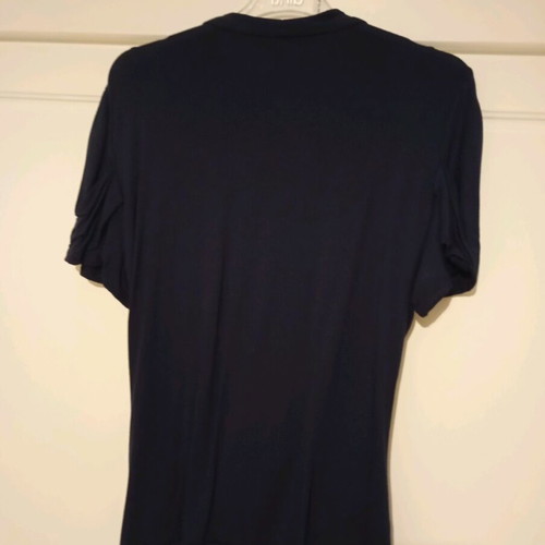 Lola dark blue crossover blouse like new