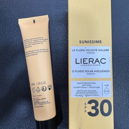 Lierac Sunissime The Velvety Fluid SPF30+ 40ml new