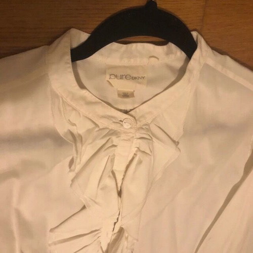 DKNY women's shirt white size S like new