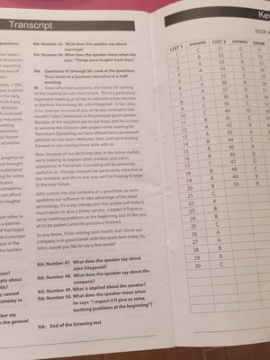 ECCE Screening Test 2017 with CD like new