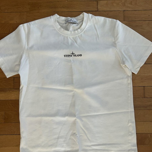 Stone Island white T-shirt size S