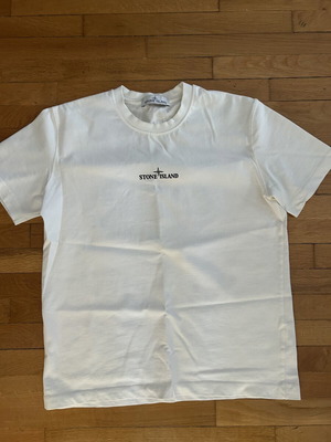 Stone Island white T-shirt size S