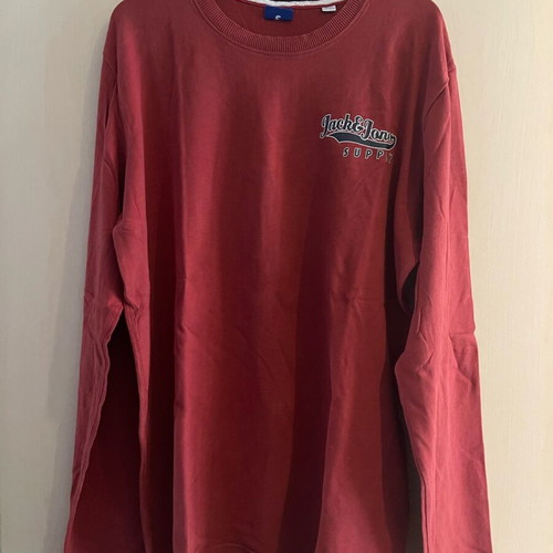 Jack & Jones long red blouse like new, size L