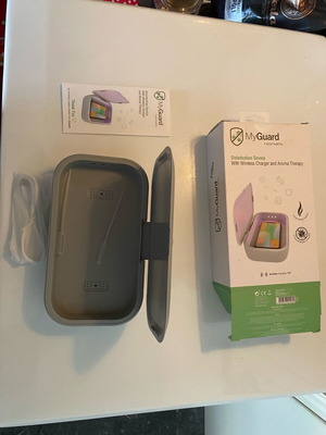 MyGuard disinfection box with UV light and wireless charger new