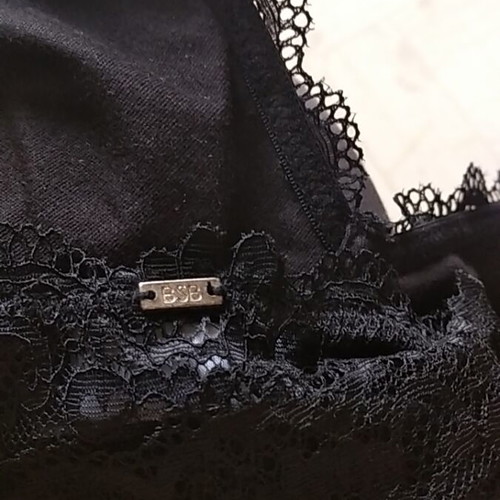 BSB lace bralette like new, black, size XS