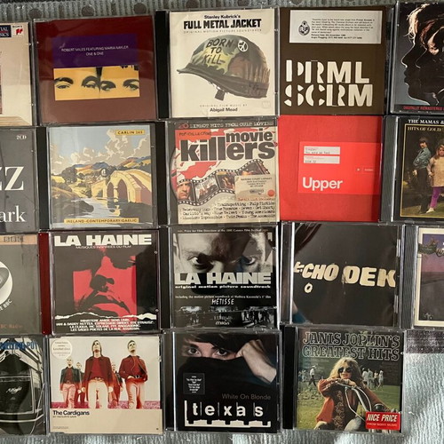 CD & DVD collection used, pack of 20, rock jazz alternative