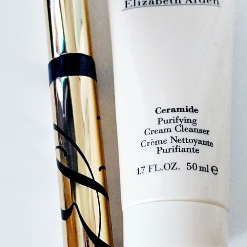 Μάσκαρα Estée Lauder μεταχειρισμένη με δώρο κρέμα καθαρισμού Elizabeth Arden καινούργια 50ml