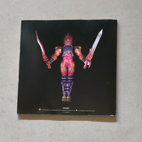 Soulblade PlayStation (PS1) game, Namco, complete set with manual