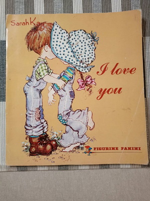 Panini Sarah Key I love you μεταχειρισμένο, συλλεκτικό άλμπουμ αυτοκόλλητων
