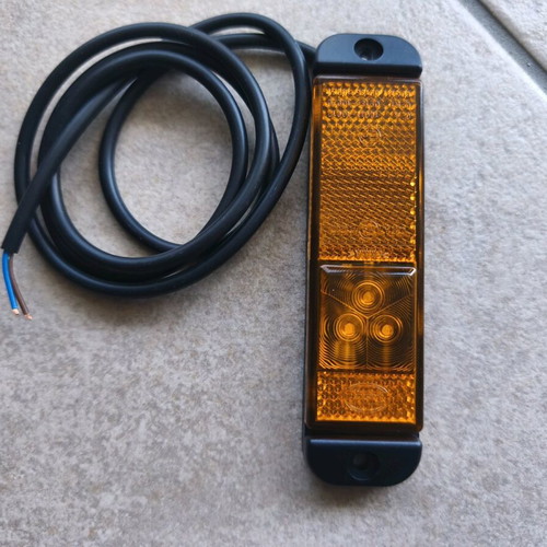 Dasteri yellow LED volume light 10-30V new, two pieces
