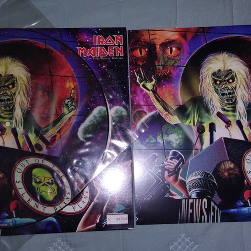 Iron Maiden Out Of The Silent Planet vinyl like new, metal