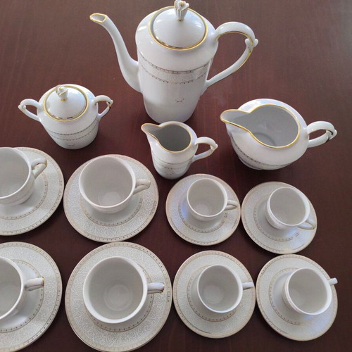 Mitterteich Bavaria Germany porcelain tea and coffee set like new