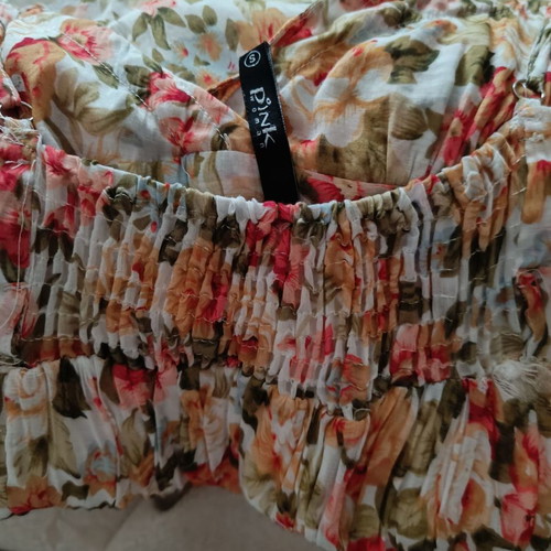 Floral summer dress used, size S