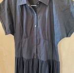 Zara cotton polo dress like new, large medium, gray