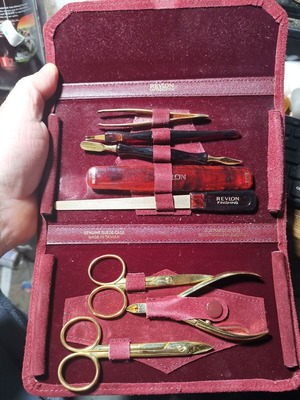 Vintage σετ μανικιουρ Revlon Limited edition 8 piece manicure set