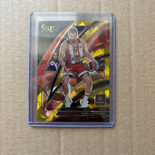 Panini Select EuroLeague Courtside Sasha Vezenkov card like new Olympiacos