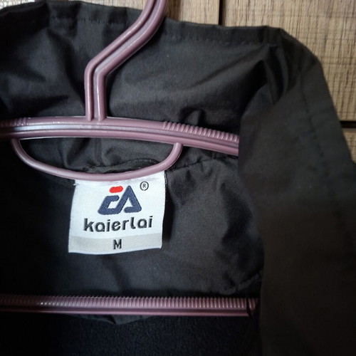 Fila women's jacket medium size like new, black with fleece lining