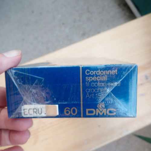 DMC Cordonnet Spécial crochet cotton thread No 60, ecru