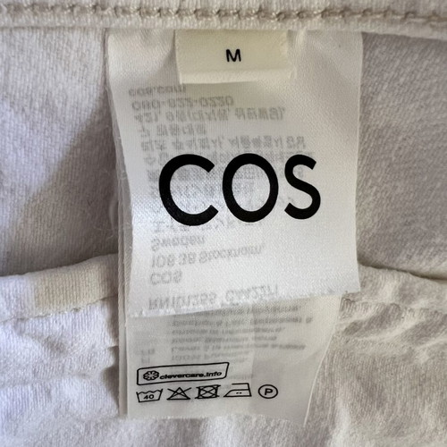 COS Denim Jacket, oversized, white