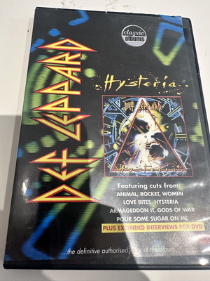 Def Leppard Hysteria DVD like new
