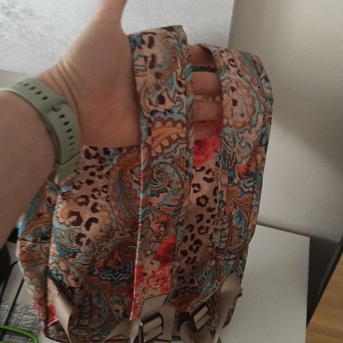 Backpack fabric colorful like new