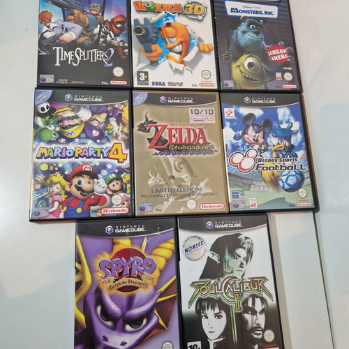 Nintendo GameCube games like new, complete set with Zelda Wind Waker bonus