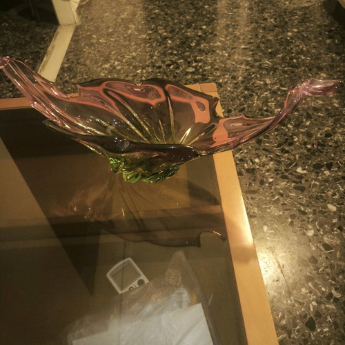 Murano Italy Vintage Large Basket Like New