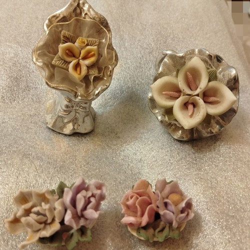 Vintage decorations used, pack of 16 small items