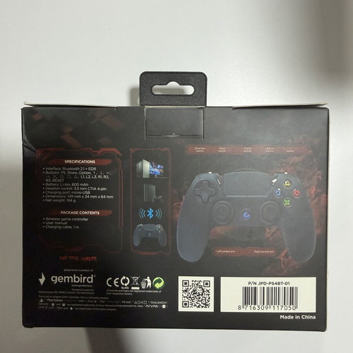 Gembird JPD-PS4BT-01 Wireless Bluetooth Controller brand new