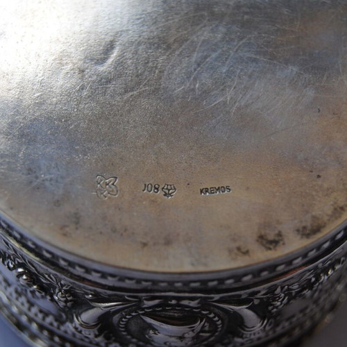 Kremos silver box used, Neveska (Nymfaio), rare