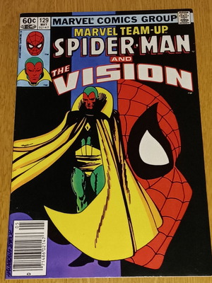 Marvel Team-Up (1972) #129 used comic featuring Spider-Man and Vision
