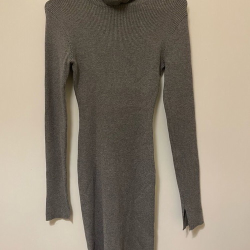 Bershka knitted dress like new, Small, gray -  8,00 - Vendora.cy