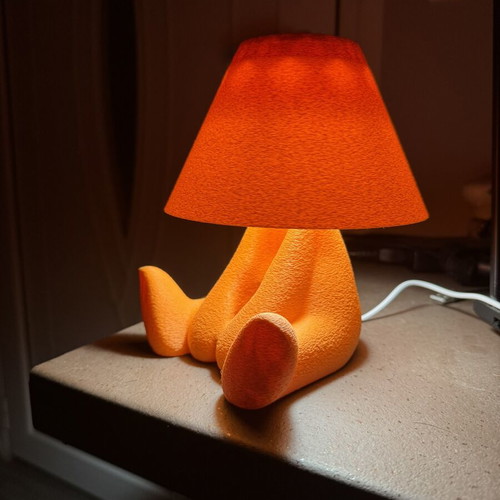 3D Printed Table Lamp with Original Design, made to order