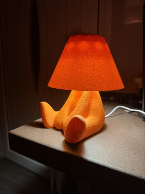 3D Printed Table Lamp with Original Design, made to order
