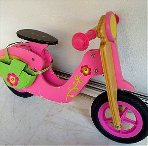 Ποδήλατο ισορροπίας παιδικό Dushi Wooden Walking Scooter