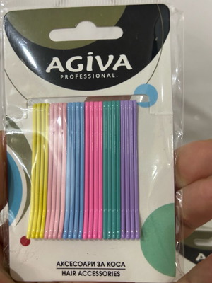 Φιξάκια Agiva Pro 6εκ πολύχρωμα καινούργια, 48 τεμάχια