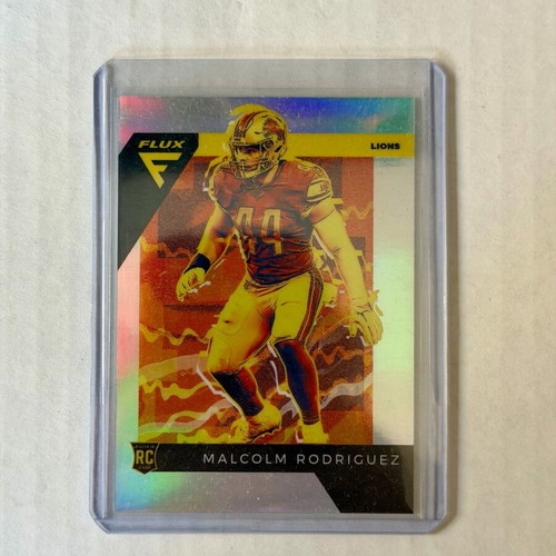 Malcolm Rodriguez RC 2022 Panini Chronicles Flux Rookies Silver card new