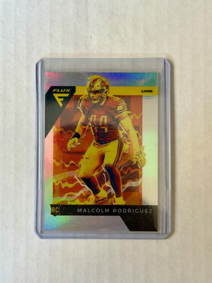 Malcolm Rodriguez RC 2022 Panini Chronicles Flux Rookies Silver κάρτα καινούργια