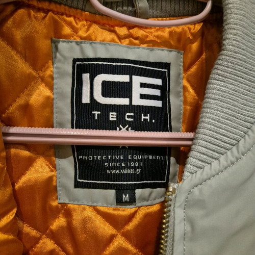 Short women's jacket like new, gray and turquoise