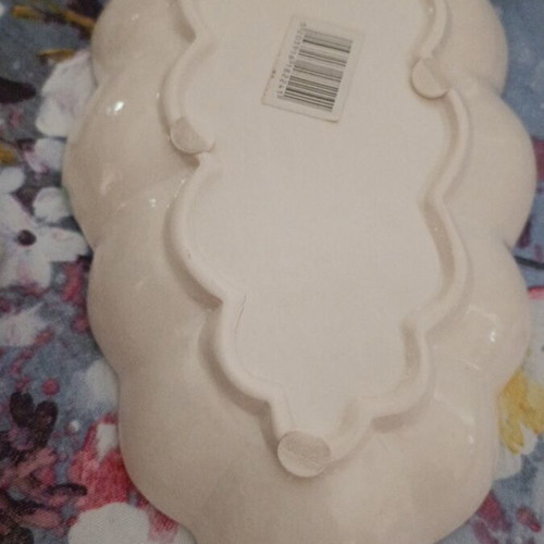 Vintage ceramic salt and pepper set with fish design like new