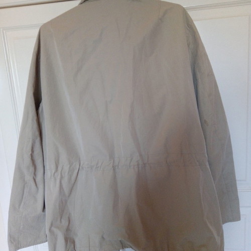 Emporio Armani jacket new, beige with blue details